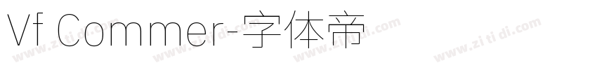 Vf Commer字体转换